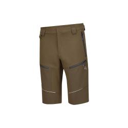 Short de travail Haix Flextreme nylon &eacute;lasthanne extensible - Marron / Bois / 44