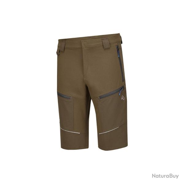 Short de travail Haix Flextreme nylon �lasthanne extensible - Marron / Bois / 54