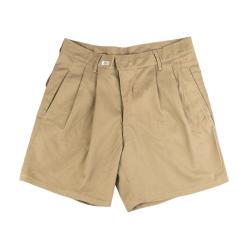 Short en coton de l'arm&eacute;e italienne d'occasion, lot de 10 - Beige