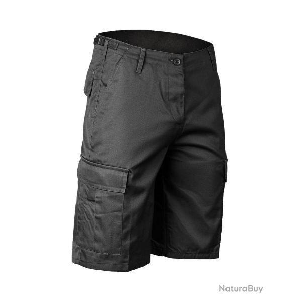 Short tactique Mil-Tec en polycoton 80/20 avec six poches - Noir / 3XL