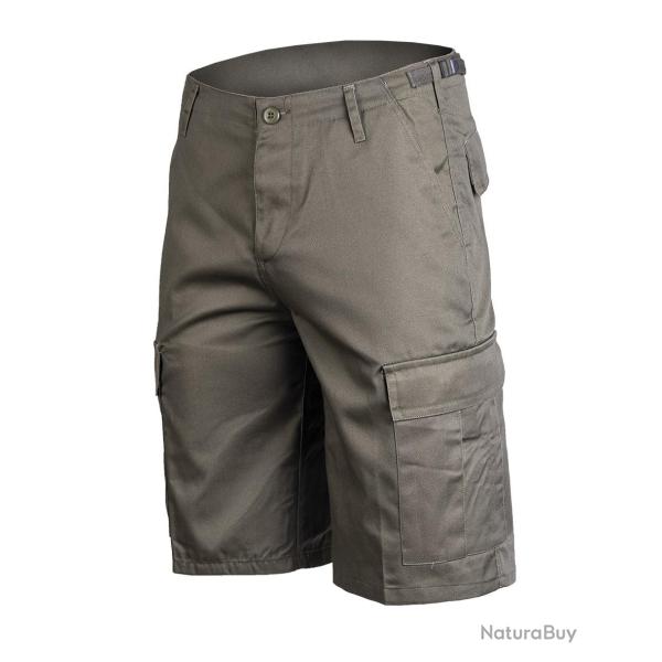 Short tactique Mil-Tec en polycoton 80/20 avec six poches - Vert olive / 3XL