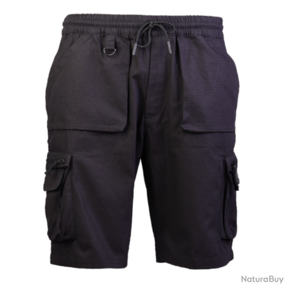 Short tactique Mil-Tec Urban Explorer en coton ripstop - Noir / S