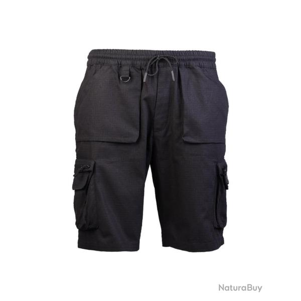 Short tactique Mil-Tec Urban Explorer en coton ripstop - Noir / 3XL