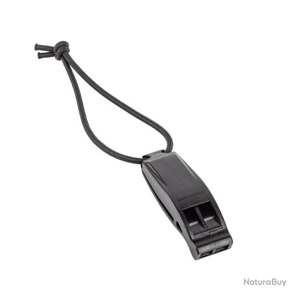 Sifflet A10 Equipment d'alerte en polym�re avec �lastique - Noir