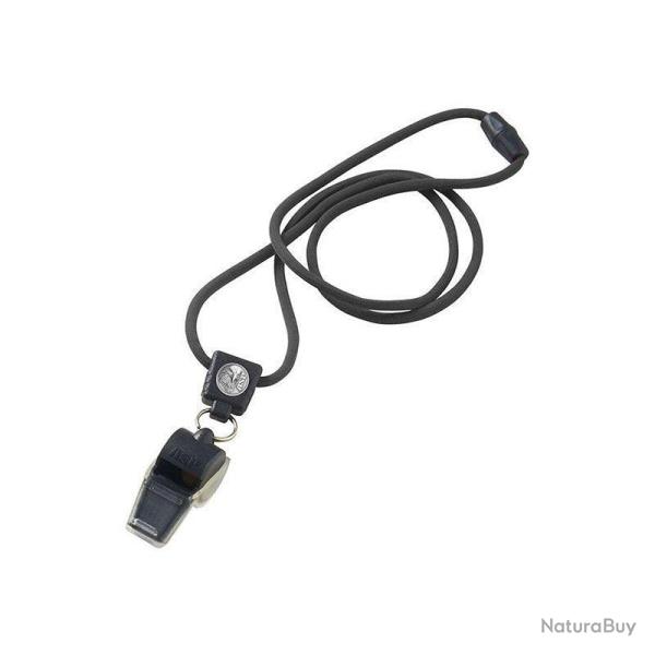 Sifflet de service ASP en polym�re, boule de li�ge et cordon - Autre