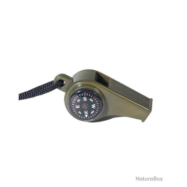 Sifflet de signalisation Mil-Tec avec boussole et thermom�tre - Autre