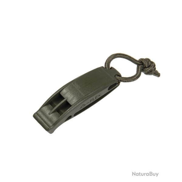 Sifflet Tactical MOLLE Mil-Tec en polyoxym�thyl�ne, lot de 2 - Vert olive