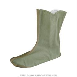 Socquettes de l'arm&eacute;e britannique en polyester, stock ancien, lot de 5 - Vert olive