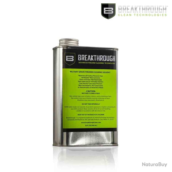 Solvant de nettoyage qualit� militaire Breakthrough � pH - Autre / 950 ml (32 oz)