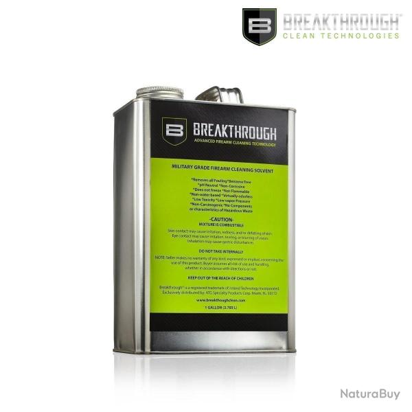 Solvant de nettoyage qualit� militaire Breakthrough � pH - Autre / 4,5 L (1 gallon)