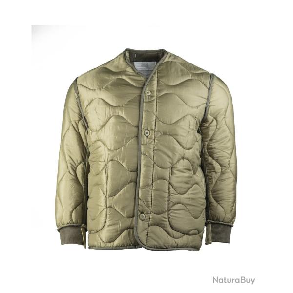 Sous-veste doublure pour veste M65 Mil-Tec en nylon matelasse - Vert olive / S