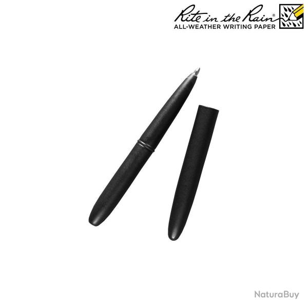 Stylo � bille Rite In The Rain corps m�tal cartouche - Noir