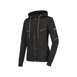 Sweat &agrave; capuche femme Haix Zip Hoodie polyester extensible - Noir / XL