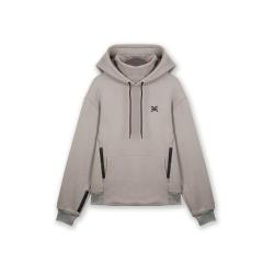Sweat &agrave; capuche GK Undercover Anonymous molleton 280 g/m&sup2; - Gris / 3XL