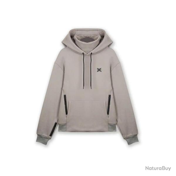 Sweat � capuche GK Undercover Anonymous molleton 280 g/m� - Gris / 3XL