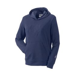 Sweat &agrave; capuche Haix Hoodie embossed Logo coupe femme 100 % - Bleu / 3XL