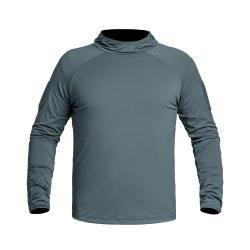 Sweat A10 Equipment INSTRUCTOR X-MOVE &agrave; capuche en 80 % nylon - Gris B&eacute;ton / 2XL