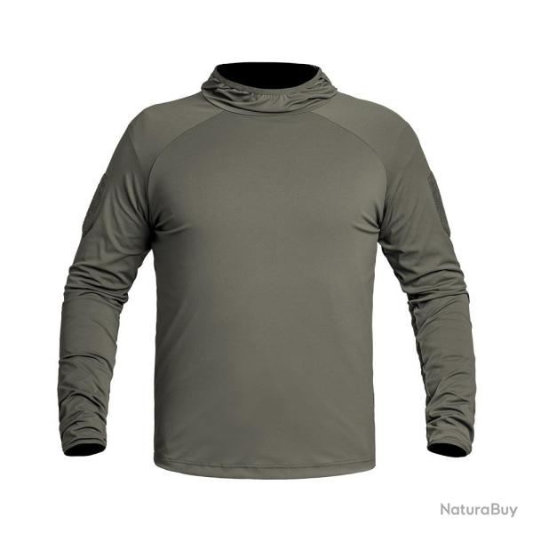 Sweat A10 Equipment INSTRUCTOR X-MOVE � capuche en 80 % nylon - Vert Olive / L