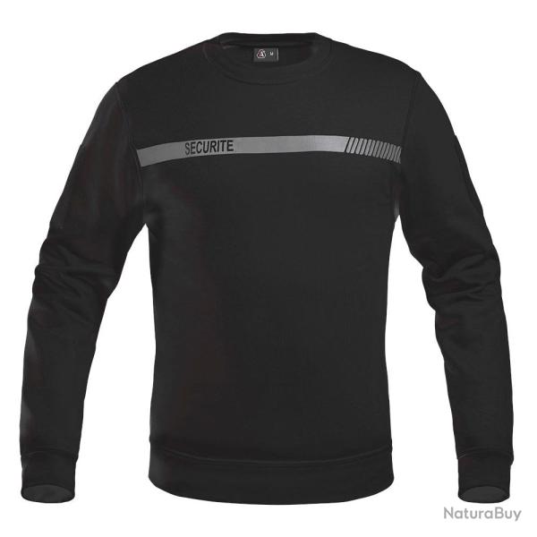 Sweat A10 Equipment S�CU-ONE S�curit� en 65 % polyester - Noir / XS