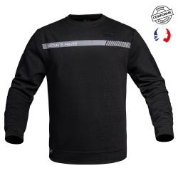 Sweat A10 Equipment S&Eacute;CU-ONE S&eacute;curit&eacute; Priv&eacute;e en 65 % polyester - Noir / XS