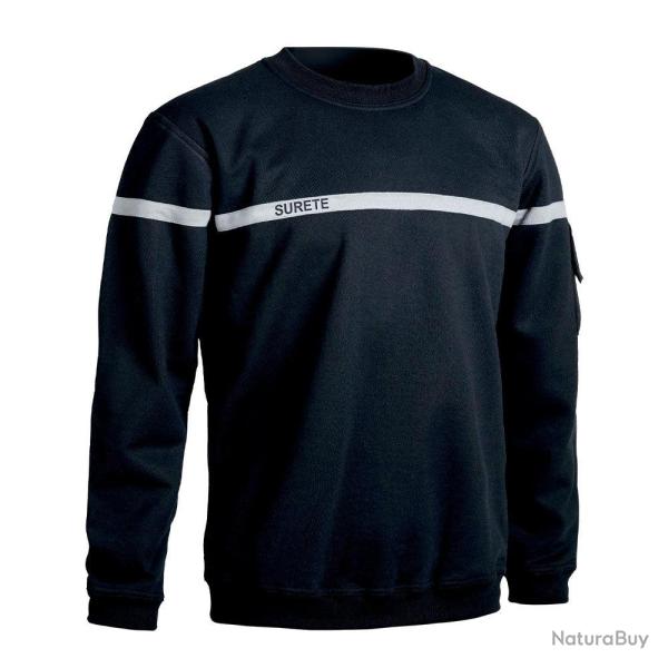 Sweat A10 Equipment S�CU-ONE S�ret� � mention brod�e et poche - Noir / XS