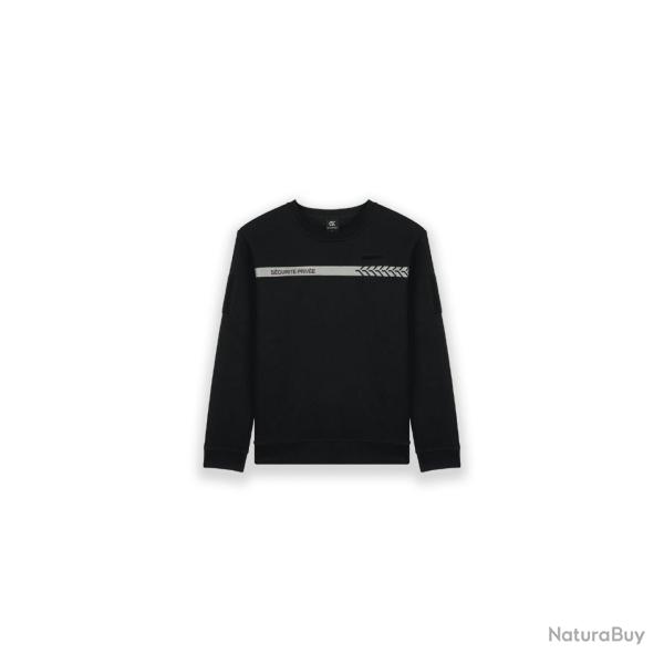 Sweat de s�curit� priv�e GK Safetek 320 g/m� polycoton - Noir / S