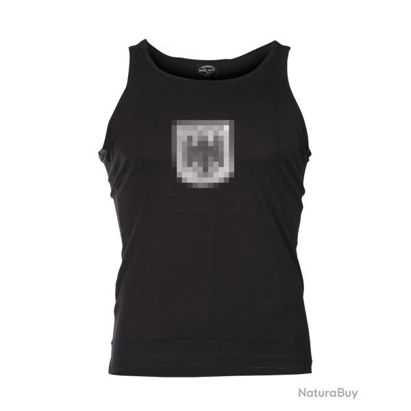 T-shirt de sport type Bundeswehr Mil-Tec en coton jersey - Noir / XXL
