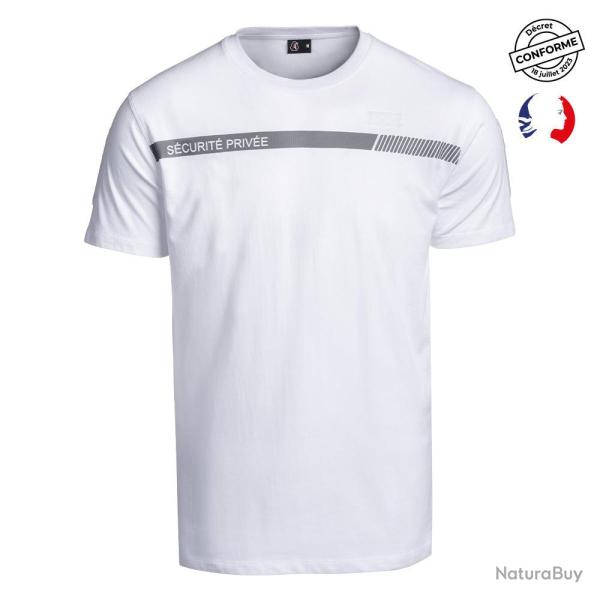 T-shirt imprim� A10 Equipment S�CU-ONE S�curit� Priv�e - Blanc / M