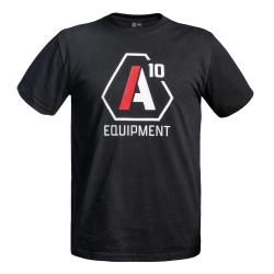T-shirt imprim&eacute; A10 Equipment SIGNATURE GEN 1 en 100 % coton - Logo Blanc/rouge / S