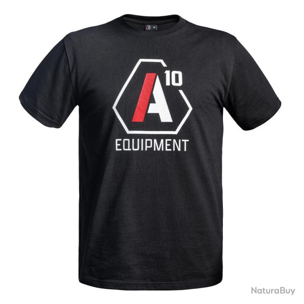 T-shirt imprim� A10 Equipment SIGNATURE GEN 1 en 100 % coton - Logo Blanc/rouge / S