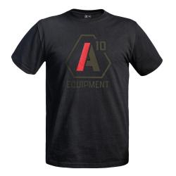 T-shirt imprim&eacute; A10 Equipment SIGNATURE GEN 1 en 100 % coton - Logo Vert olive/rouge / M