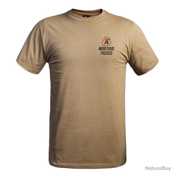 T-shirt imprim� A10 Equipment STRONG SIGNATURE GEN 1 Birthday - Tan / S