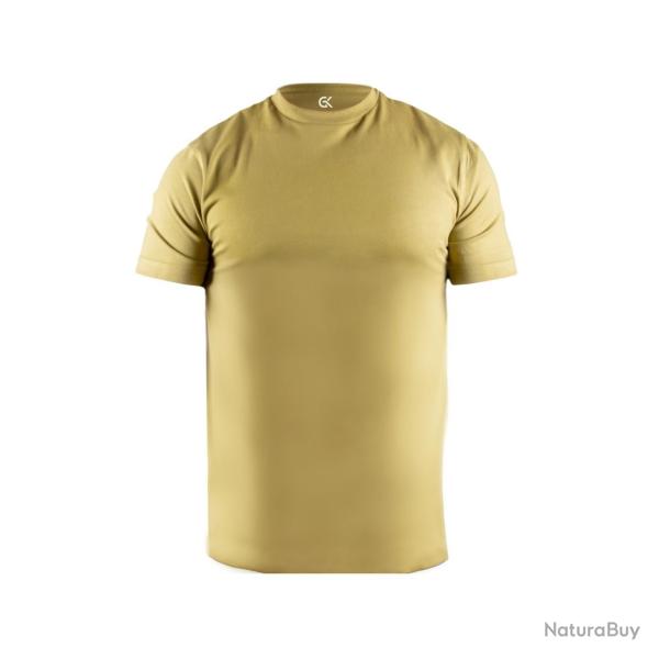 T-shirt manches courtes GK Professional 100 % coton 210 g/m� - Coyote / L