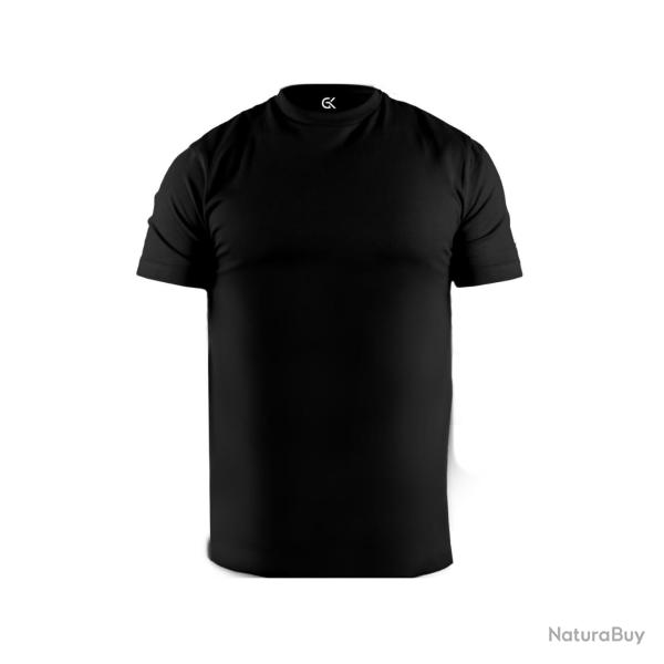 T-shirt manches courtes GK Professional 100 % coton 210 g/m� - Noir / 4XL