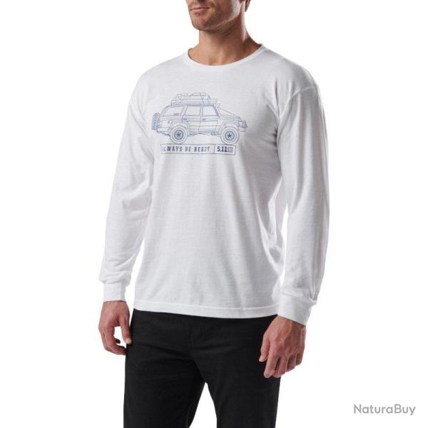 T-shirt manches longues 5.11 Tactical Offroad Dreaming - Blanc / 2XL