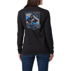 T-shirt manches longues femme 5.11 Tactical All Bark Bite - Noir / XL