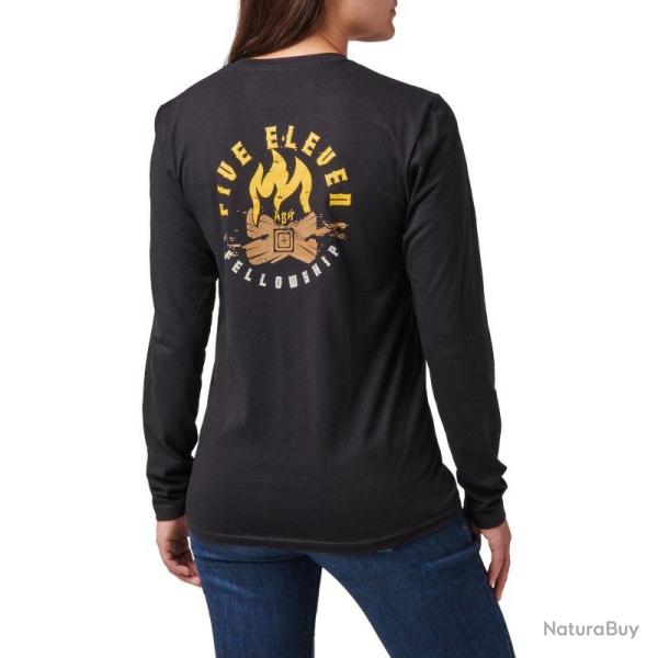 T-shirt manches longues femme 5.11 Tactical Fellowship - Noir / L