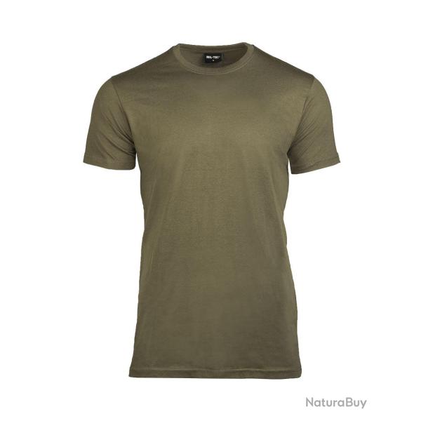T-shirt Mil-Tec de coupe US en coton jersey - Gris / 3XL