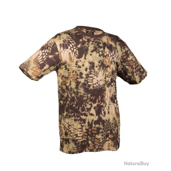 T-shirt Mil-Tec motif Mandra en jersey de coton 140 � 145 g/m� - Mandra Wood / S