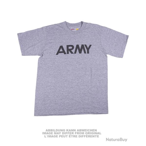 T-shirt Soffe de dotation type US en polyester-coton - Gris