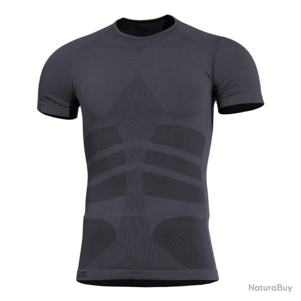T-shirt thermor�gulateur Pentagon Plexis 60 % polyester canaux - Noir / XS/M