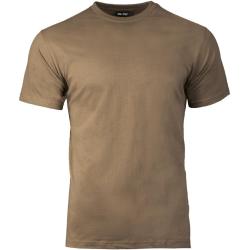 T-shirt uni type US Mil-Tec en coton jersey - Coyote / L