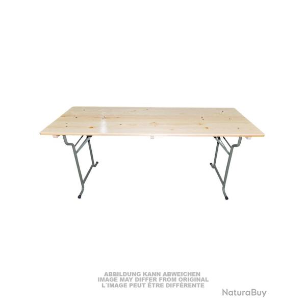 Table de campagne pliante britannique de 190 x 73 cm, stock - Autre