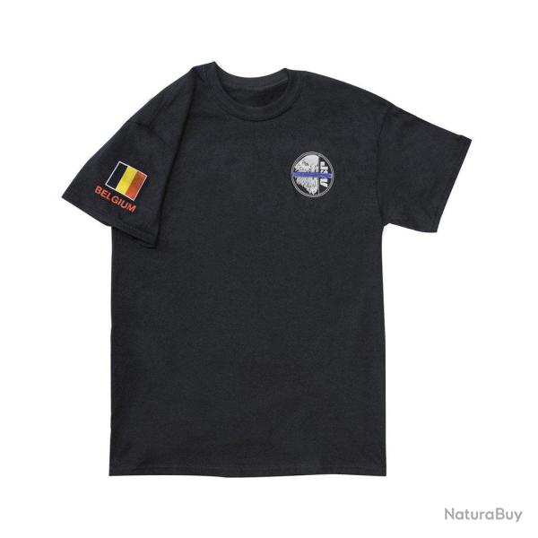 Tee-shirt imprim� ASP 100 % coton col et �paules ruban�s - Autre / S