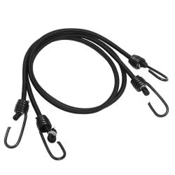 Tendeur &eacute;lastique Mil-Tec vendu par paire en latex 6 mm - Noir