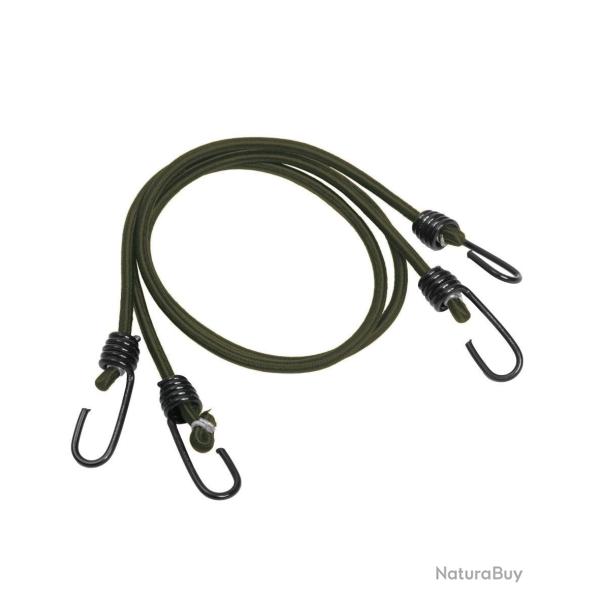 Tendeur �lastique Mil-Tec vendu par paire en latex 6 mm - Vert olive