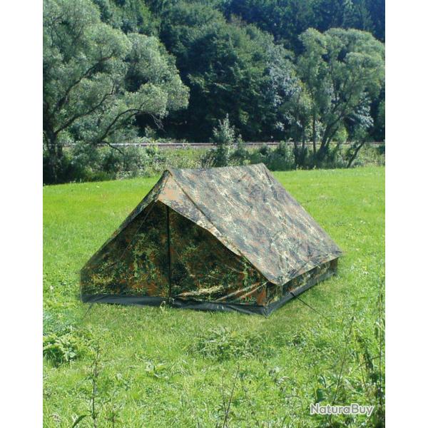 Tente 2 places Mil-Tec Mini Pack Standard 205 x 145 cm - Flecktarn