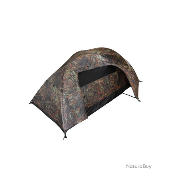 Tente 2 places Mil-Tec Recom en polyester - Flecktarn