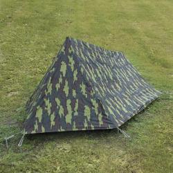 Tente deux places mod&egrave;le M90 de l'arm&eacute;e belge avec double toit - Vert olive