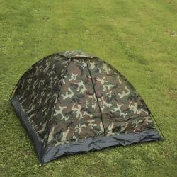 Tente d&ocirc;me Mil-Tec Igloo Standard 3 places polyester enduit PU - Woodland